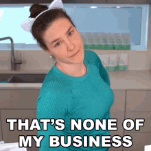 Thats None Of My Business Cristine Raquel Rotenberg GIF - Thats None Of My Business Cristine Raquel Rotenberg Simply Nailogical GIFs