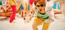 Sunglasses - Okura Tadayoshi GIF - Okura Tadayoshi Sunglasses Pool GIFs