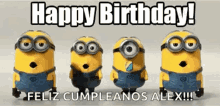Despicable Me Minions GIF - Despicable Me Minions Happy Birthday GIFs