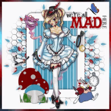 Alice In Wonderland Mad GIF - Alice In Wonderland Mad GIFs
