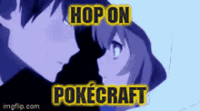Poke Craft Minecraft GIF - Poke Craft Minecraft Hop On GIFs