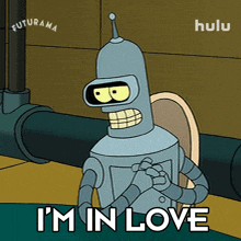 I'M In Love Bender GIF - I'M In Love Bender Futurama GIFs