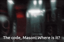 The Code What Is The Code GIF - The Code What Is The Code Mason GIFs