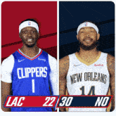 Los Angeles Clippers (22) Vs. New Orleans Pelicans (30) First-second Period Break GIF - Nba Basketball Nba 2021 GIFs
