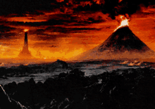 spooky volcano doom