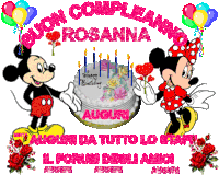 Rosanna Buon Compleanno Sticker - Rosanna Buon Compleanno Happy Birthday Stickers