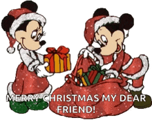 Mickey Mouse Minnie Mouse GIF - Mickey Mouse Minnie Mouse Christmas GIFs