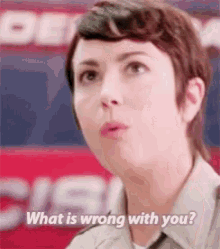 Supernatural Jody Mills GIF - Supernatural Jody Mills What Is Wrong With You GIFs