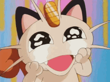 Pokemon Meowth GIF - Pokemon Meowth Happy GIFs
