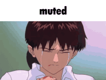Shinji Ikari Muted GIF - Shinji Ikari Muted Evangelion GIFs