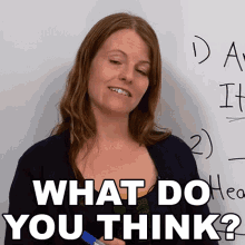 What Do You Think Emma GIF - What Do You Think Emma Engvid GIFs