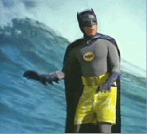 Batman Surfing GIF - Batman Surfing Happy - Discover & Share GIFs