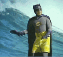 Batman Surfing GIF