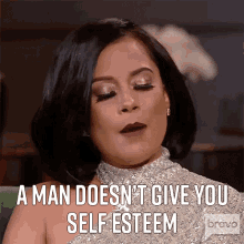 A Man Doesnt Give You Self Esteem Married To Medicine GIF - A Man Doesnt Give You Self Esteem Married To Medicine You Dont Need A Man For Self Esteem GIFs