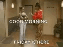 Good Morning Friday Is Here GIF - Good Morning Friday Is Here Dancing GIFs