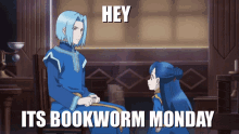 Bookworm Monday Ascendence Of A Bookworm GIF - Bookworm Monday Ascendence Of A Bookworm Bookworm Anime GIFs