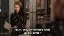 Why Do You Need Funds For That Dress So I Dont End Up In That Jacket GIF - Why Do You Need Funds For That Dress So I Dont End Up In That Jacket Lucca Quinn GIFs