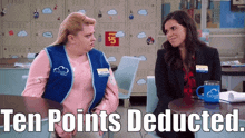 Superstore Amy Sosa GIF - Superstore Amy Sosa Ten Points Deducted GIFs