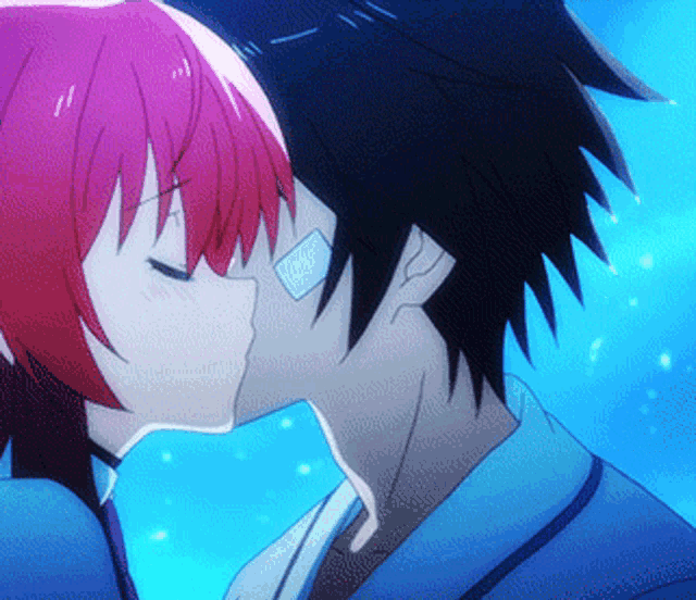 Anime Anime Kiss GIF - Anime Anime Kiss Anime Girl - Discover & Share GIFs