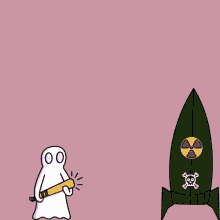 Ghost Hit GIF - Ghost Hit Rocket GIFs