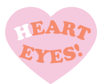 Heart Eyes Hearts Sticker - Heart Eyes Hearts Love Stickers