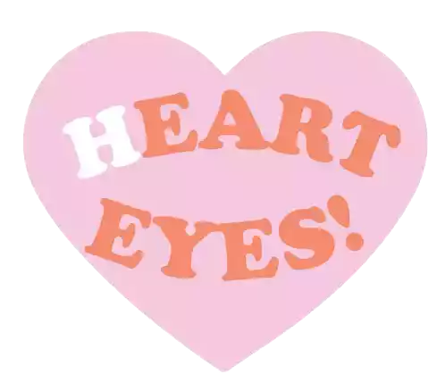 Heart Eyes Hearts Sticker - Heart Eyes Hearts Love Stickers