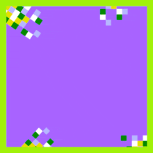 a purple and green background with arabic writing