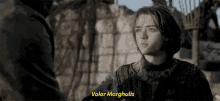Arya Stark Valar Morghulis GIF - Arya Stark Valar Morghulis Game Of Thrones GIFs