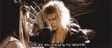 david bowie labyrinth how are you enjoying my labyrinth
