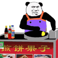 Panda Xiongmaotou Sticker