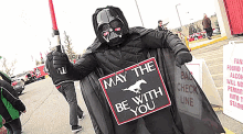 Calgary Stampeders May The Stampeders Be With You GIF - Calgary Stampeders May The Stampeders Be With You Darth Vader GIFs