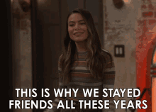 This Is Why We Stayed Friends All These Years Carly Shay GIF - This Is Why We Stayed Friends All These Years Carly Shay Miranda Cosgrove GIFs