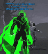 a screenshot of a video game that says away general construct champion of moga most powerful lanterns