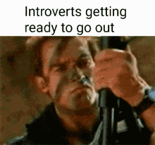 Introverts Getting Ready GIF - Introverts Getting Ready Getting Ready To Go Out GIFs
