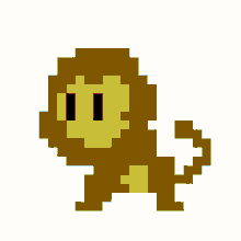 monkey pixelated