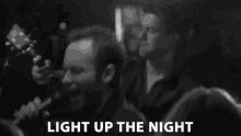 light up the night illuminate glow party night life