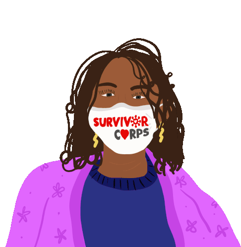 Survivor Corps Wear A Mask Sticker - Survivor Corps Wear A Mask Mask Wearing Stickers