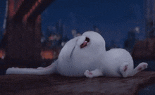 Tired Snowball GIF - Tired Snowball Rabbit GIFs