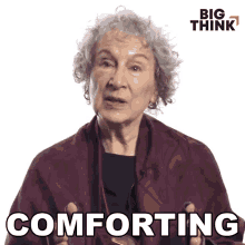 Comforting Margaret Atwood GIF - Comforting Margaret Atwood Big Think GIFs