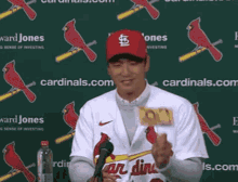 St Louis Cardinals Kwang Hyun Kim GIF - St Louis Cardinals Kwang Hyun Kim Hello GIFs