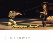 Toy Story Foot Work GIF - Toy Story Foot Work Buzz Light Year GIFs