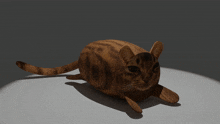 a piece of wood that looks like a cat with a tail