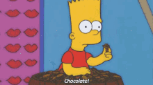 Simpsons GIF - Chocolate Simpsons Bart GIFs