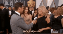 cool interview oscars red carpet academy awards