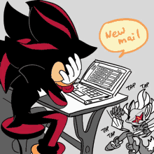 New Mail Sonic GIF - New Mail Sonic Shadow GIFs