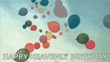 balloons birthday celebrate farewell heaven