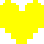 Pixel Heart Sticker - Pixel Heart Yellow Heart Stickers