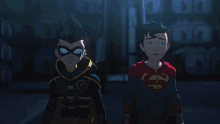 Batman Superman GIF - Batman Superman Superboy GIFs