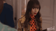Astonished Emily Cooper GIF - Astonished Emily Cooper Lily Collins GIFs