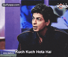 Warldkuch Kuch Hota Haiwww Startv In.Gif GIF - Warldkuch Kuch Hota Haiwww Startv In Shah Rukh Khan Person GIFs